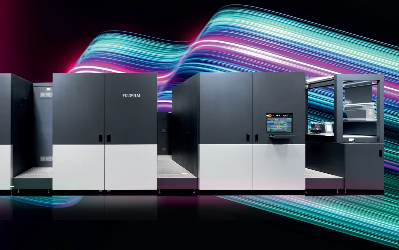 Fujifilm Jet Press FP790 in operation